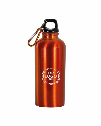 Borraccia 400ml con Moschettone