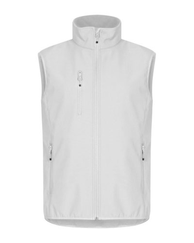 Gilet Basic Softshell Bianco