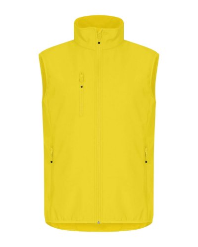 Gilet Basic Softshell Giallo Limone