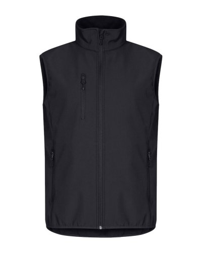 Gilet Basic Softshell Nero