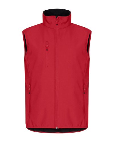 Gilet Basic Softshell Rosso