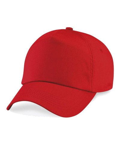 Cappellino Original 5 panels Bright red
