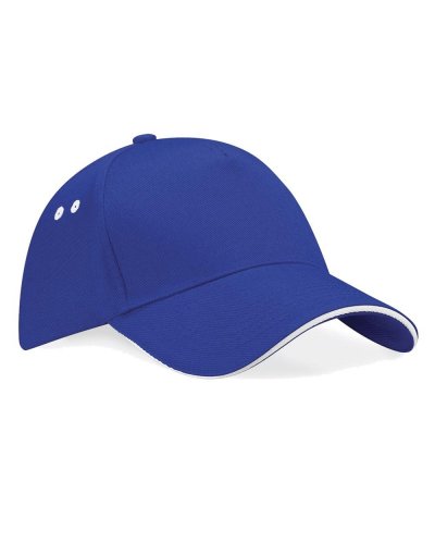 Cappellino Ultimate 5 panel - visiera "sandwich" Bright royal/white