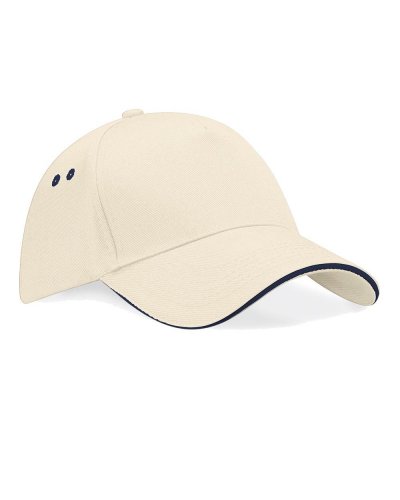 Cappellino Ultimate 5 panel - visiera "sandwich" Putty/french navy