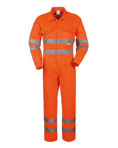 Tuta alta visibilità Lucentex Classe 3 con cerniera CE
