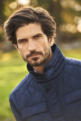Giacca Harvest Huntingview trapuntata uomo, 100% poliestere verde