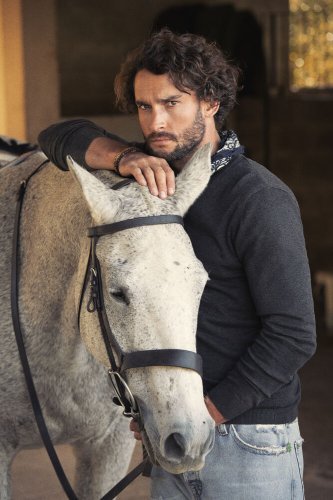 Ashland Pullover Uomo Scollo a V, 100% Cotone, Maglia Grigia
