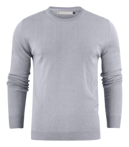Maglione girocollo Portland uomo, misto cotone, lavorazione fine