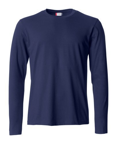 T-shirt Uomo Manica Lunga Slim Fit 100% Cotone