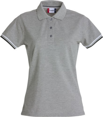POLO DONNA NEWTON Slim Cotone 190g Colletto Tricolore Elegante