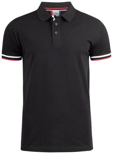 Polo Uomo Newton Slim Fit Cotone 190g Tricolore Ricamata