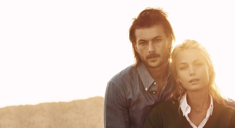 Camicia Jupiter denim a manica lunga, cotone 100%, button down