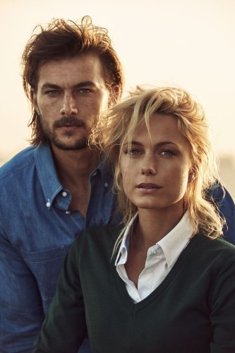 Camicia Jupiter denim a manica lunga, cotone 100%, button down