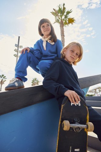 Pantaloni Junior Felpati, Antipilling, Tasche, 280g/m2