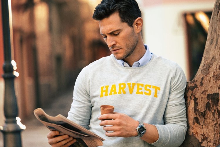 Camicia Burlingham Uomo Slim Fit con Colletto Italiano