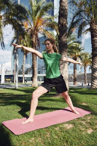 T-shirt donna slim ACTIVE ECO, microfibra, 130g