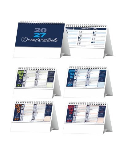 Calendario da tavolo Portoghese 19x14,5 cm trimestrale