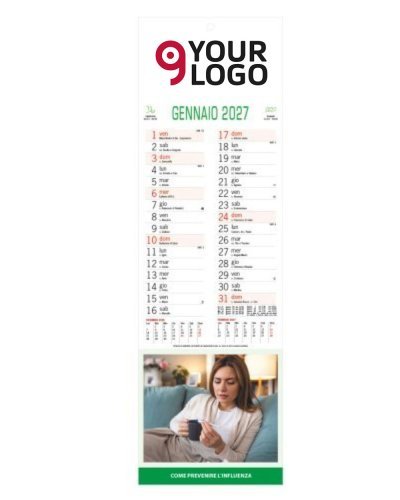 Silhouette Consigli del Farmacista Calendario Trimestrale 14x47 cm