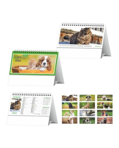 Calendario da tavolo Cani e Gatti