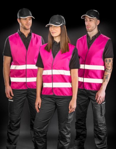 Core Motorist Gilet Sicurezza Classe 2 Arancio Giallo Poliestere