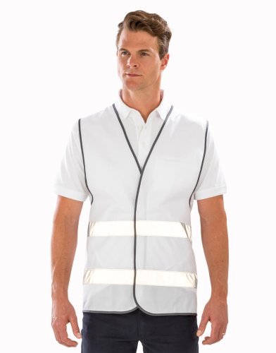 Core Motorist Gilet Sicurezza Classe 2 Arancio Giallo Poliestere