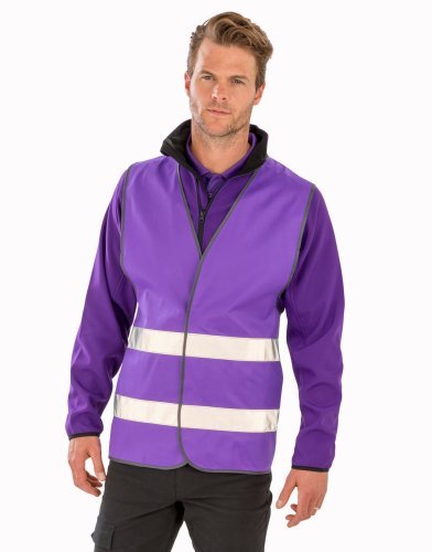 Core Motorist Gilet Sicurezza Classe 2 Arancio Giallo Poliestere