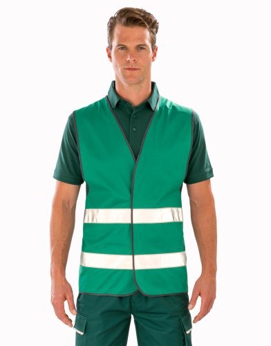 Core Motorist Gilet Sicurezza Classe 2 Arancio Giallo Poliestere