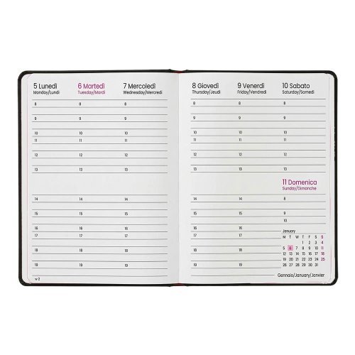 Agenda Settimanale 15 x 21 con elastico