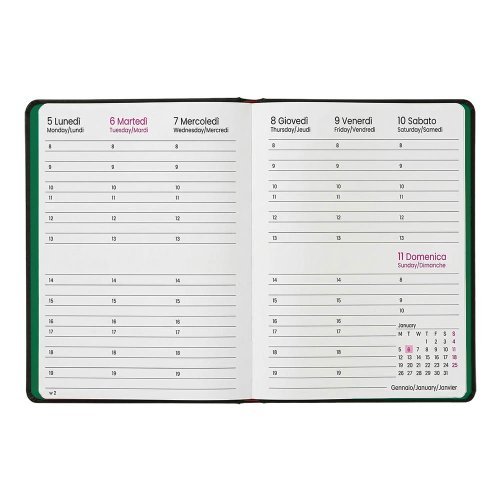 Agenda Settimanale 15 x 21 con elastico