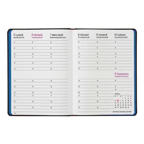 Agenda Settimanale 15 x 21 con elastico