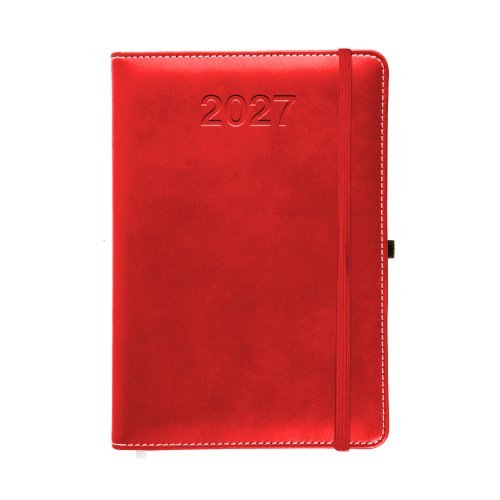 Agenda giornaliera in PVC e cartone 12x18 cm elastico