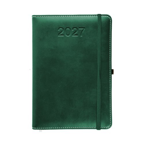 Agenda giornaliera in PVC e cartone 12x18 cm elastico