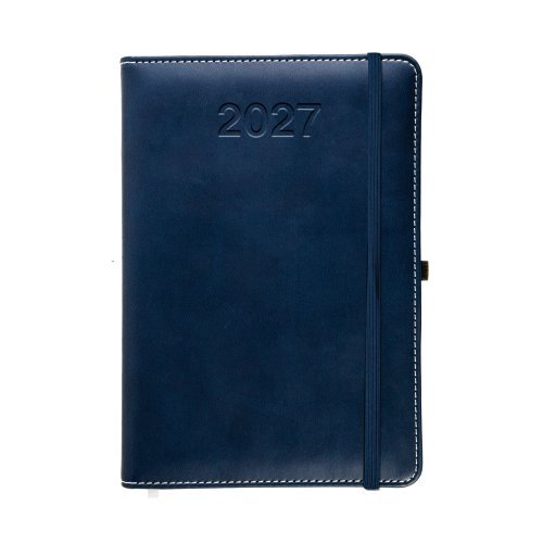 Agenda giornaliera in PVC e cartone 12x18 cm elastico