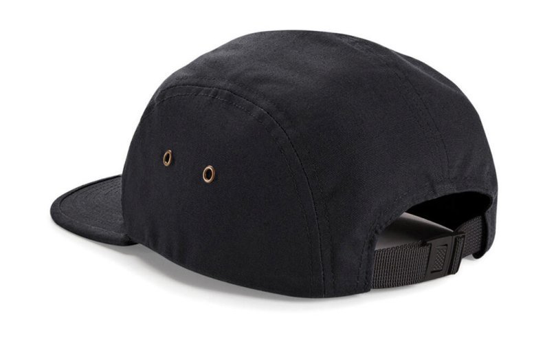 Casquette Canvas 5 Panneaux en Coton, Visière Plate