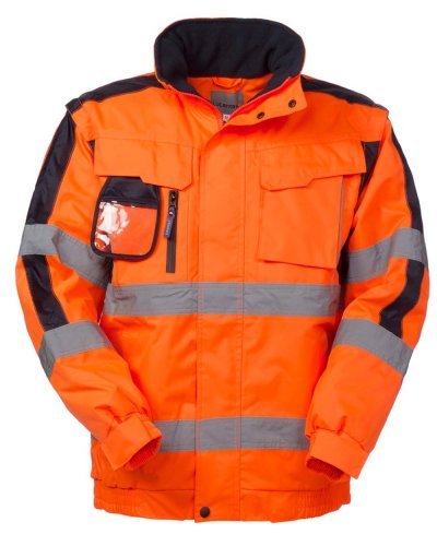 Pilot bicolore alta visibilità Classe 2 Arancio / Blu