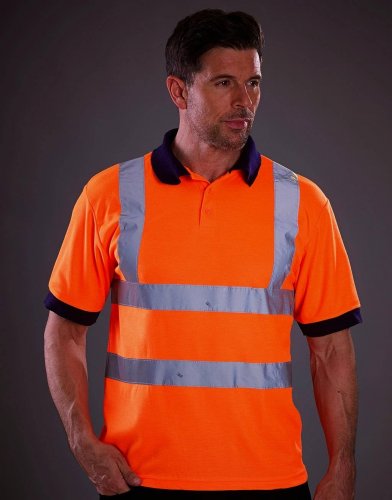 Polo Fluo Hi-Vis-Orange
