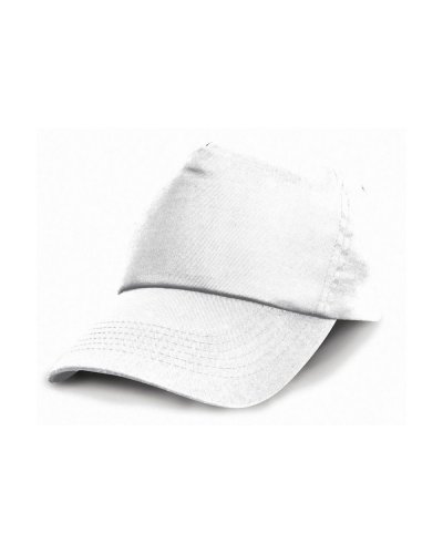 Cappellino bambino Baseball con chiusura a strappo rinforzato Bianco