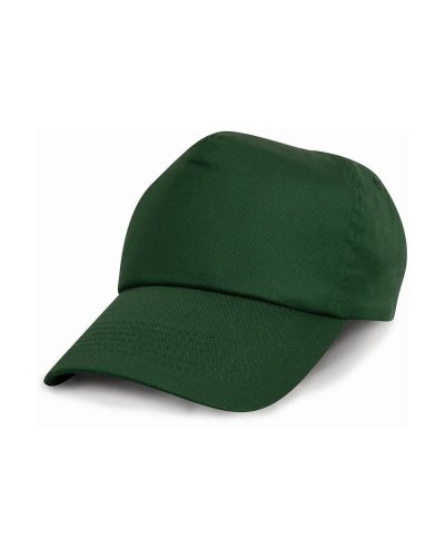 Cappellino bambino Baseball con chiusura a strappo rinforzato Bottle green