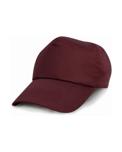 Cappellino bambino Baseball con chiusura a strappo rinforzato Burgundy