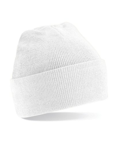 Berretto Original con risvolto White