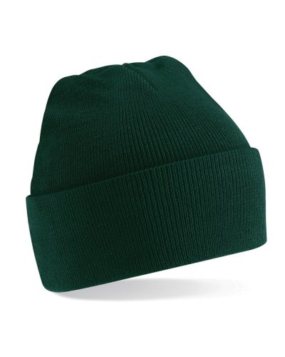 Berretto Original con risvolto Bottle green