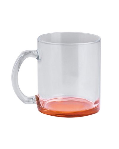 Glass Color Mug Arancio