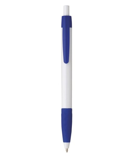 Penna sfera a scatto in plastica Blu