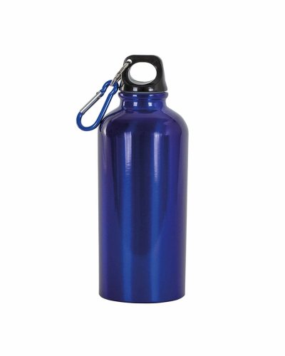 Borraccia 400ml con Moschettone Blu