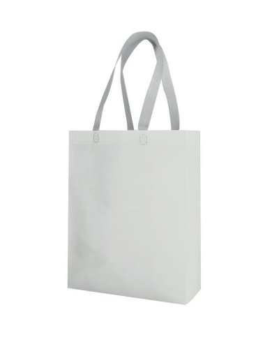 Borsa shopping con manici lunghi Bianco