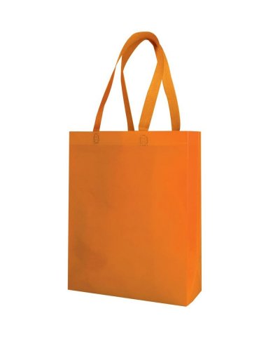 Borsa shopping con manici lunghi Arancio