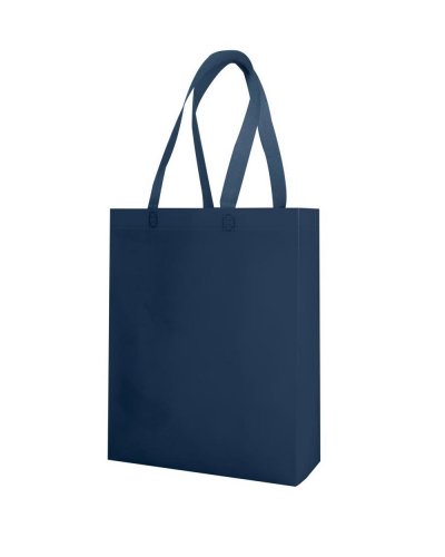 Borsa shopping con manici lunghi Blu