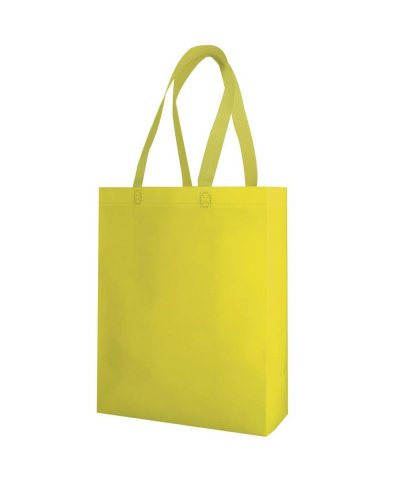 Borsa shopping con manici lunghi Giallo