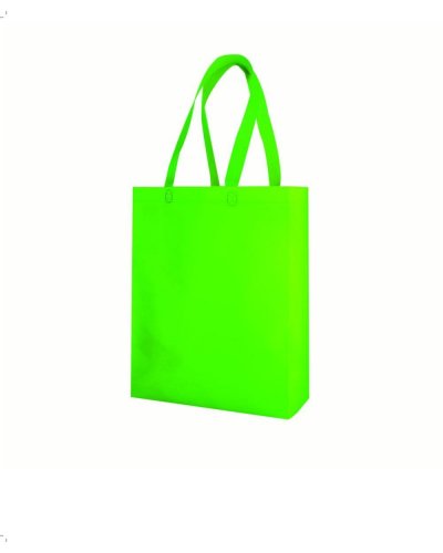 Borsa shopping con manici lunghi Verde