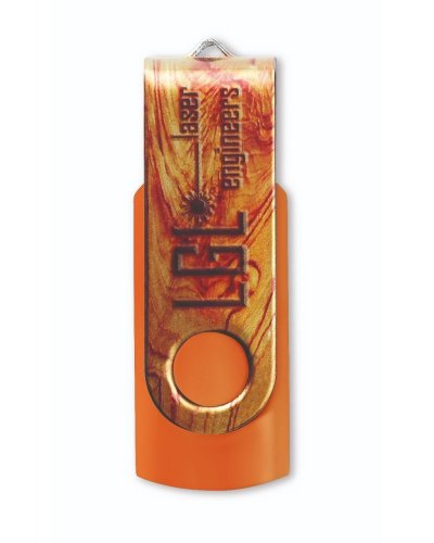 USB Techmate stampa all over 2 Gb Arancio